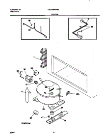04 - System parts for Frigidaire Freezer GFC20M4GW1 from AppliancePartsPros.com