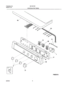 07 - Control Panel parts for Gibson Dryer GEF331AS1 from AppliancePartsPros.com