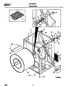 02 - Cabinet / Drum parts for Frigidaire Dryer GSG746RFS9 from AppliancePartsPros.com