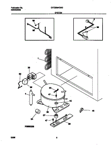 04 - System parts for Frigidaire Freezer GFC20M4GW2 from AppliancePartsPros.com