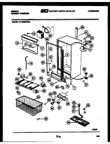 03 - Cabinet Parts parts for Frigidaire Freezer FV16F5WXFB from AppliancePartsPros.com