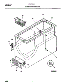 03 - Cabinet / Control / Shelves parts for Frigidaire Freezer GFC07M3AD1 from AppliancePartsPros.com