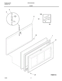 03 - Door parts for Gibson Freezer GFC09M3AW2 from AppliancePartsPros.com