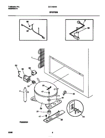 04 - System parts for Frigidaire Freezer GFC15M4AW3 from AppliancePartsPros.com