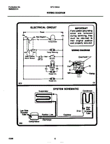 05 - Wiring Diagram parts for Frigidaire Freezer GFC15M4AW3 from AppliancePartsPros.com