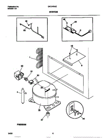 04 - System parts for Frigidaire Freezer GFC07M3EW0 from AppliancePartsPros.com