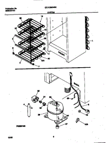 04 - System parts for Frigidaire Freezer GFU12M0HW0 from AppliancePartsPros.com