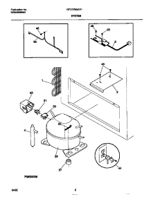 04 - System parts for Frigidaire Freezer GFC07M3AD1 from AppliancePartsPros.com