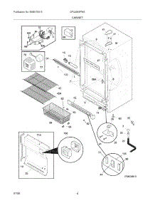 05 - Cabinet parts for Gibson Freezer GFU2065FWA from AppliancePartsPros.com