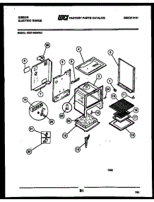 06 - Body Parts parts for Frigidaire Range CEC1M2WXC from AppliancePartsPros.com