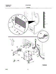 07 - System parts for Gibson Freezer GFU20F5AW3 from AppliancePartsPros.com
