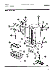 03 - Cabinet parts for Frigidaire Freezer GFU20F7AW4 from AppliancePartsPros.com