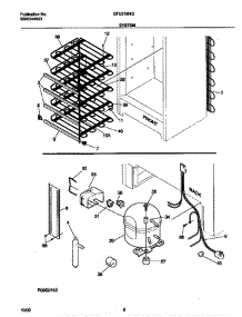 System parts for Gibson Freezer GFU21M4GW1 from AppliancePartsPros.com