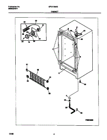 03 - Cabinet parts for Frigidaire Freezer GFU17M4GW0 from AppliancePartsPros.com