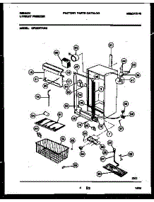 03 - Cabinet Parts parts for Frigidaire Freezer GFU20F7AW2 from AppliancePartsPros.com