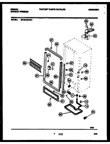 03 - Cabinet Parts parts for Frigidaire Freezer GFU21M4AW1 from AppliancePartsPros.com