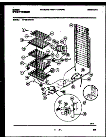 04 - System And Electrical Parts parts for Frigidaire Freezer GFU21M4AW1 from AppliancePartsPros.com