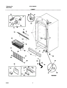 05 - Cabinet parts for Gibson Freezer GFU21M6AW3 from AppliancePartsPros.com