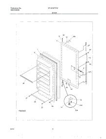 03 - Door parts for Gibson Freezer GFU21M7HW2 from AppliancePartsPros.com
