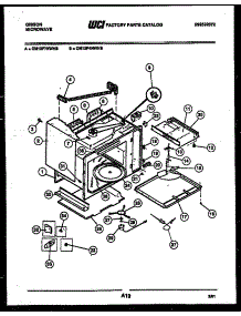 05 - Body Parts parts for Frigidaire Microwave OM13P4NWHB from AppliancePartsPros.com