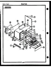 06 - Body Parts parts for Frigidaire Range CEB1M1WSTA from AppliancePartsPros.com