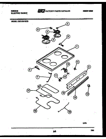 04 - Cooktop And Broiler Parts parts for Frigidaire Range CEC1M1WXD from AppliancePartsPros.com