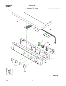 07 - Controls / Top Panel parts for Gibson Dryer GGF331AS2 from AppliancePartsPros.com