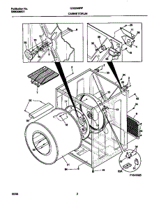 02 - Cabinet / Drum parts for Frigidaire Dryer GDE546RFS0 from AppliancePartsPros.com