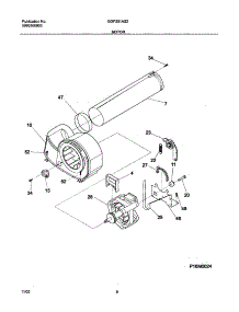 09 - Motor parts for Gibson Dryer GGF331AS2 from AppliancePartsPros.com