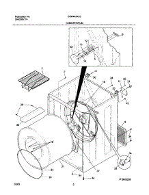 03 - Cabinet / Drum parts for Gibson Dryer GGR442AS3 from AppliancePartsPros.com
