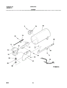 11 - Burner parts for Gibson Dryer GGR442AS3 from AppliancePartsPros.com