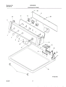 07 - Control Panel parts for Gibson Dryer GGR442AS0 from AppliancePartsPros.com