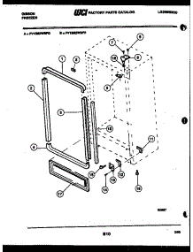 03 - Cabinet Parts parts for Frigidaire Freezer FV13M2WSFH from AppliancePartsPros.com