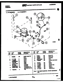 05 - Compressor And Electrical Parts parts for Frigidaire Freezer FV13M2WSFH from AppliancePartsPros.com