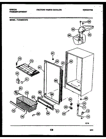 03 - Cabinet Parts parts for Frigidaire Freezer FV21M9WXFD from AppliancePartsPros.com