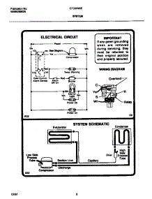 05 - Wiring Diagram parts for Frigidaire Freezer GFC05M3EW2 from AppliancePartsPros.com