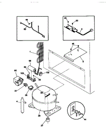 04 - System parts for Frigidaire Freezer GFC07M3AD2 from AppliancePartsPros.com