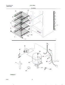 07 - System parts for Gibson Freezer GFU17M4GW2 from AppliancePartsPros.com