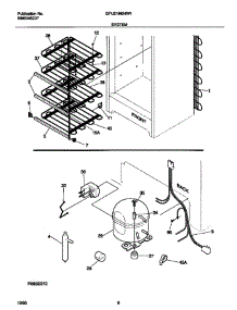 System parts for Gibson Freezer GFU21M6HW1 from AppliancePartsPros.com