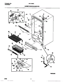 03 - Cabinet / Control / Shelves parts for Frigidaire Freezer GFU14M9AW6 from AppliancePartsPros.com