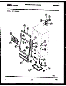 03 - Cabinet Parts parts for Frigidaire Freezer GFU17M4AW0 from AppliancePartsPros.com