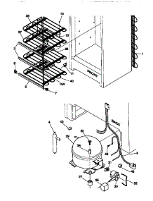 04 - System parts for Frigidaire Freezer GFU09M2AW4 from AppliancePartsPros.com