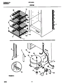 04 - System parts for Frigidaire Freezer GFU14M3AW5 from AppliancePartsPros.com