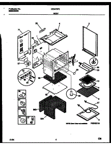 03 - Body Parts parts for Frigidaire Range CE307SP2W1 from AppliancePartsPros.com