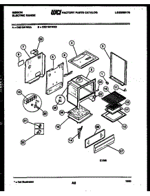 05 - Body Parts parts for Frigidaire Range CEC1M1WXA from AppliancePartsPros.com