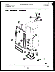 03 - Cabinet Parts parts for Frigidaire Freezer GFU09M2AW2 from AppliancePartsPros.com