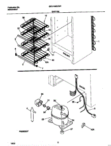 System parts for Gibson Freezer GFU14M3GW1 from AppliancePartsPros.com