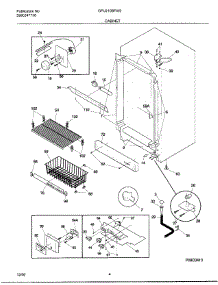 04 - Cabinet parts for Frigidaire Freezer GFU21D9FW3 from AppliancePartsPros.com