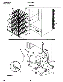 04 - System parts for Frigidaire Freezer GFU21M4AW4 from AppliancePartsPros.com