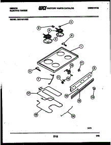04 - Cooktop Parts parts for Frigidaire Range CEC1M1WXE from AppliancePartsPros.com